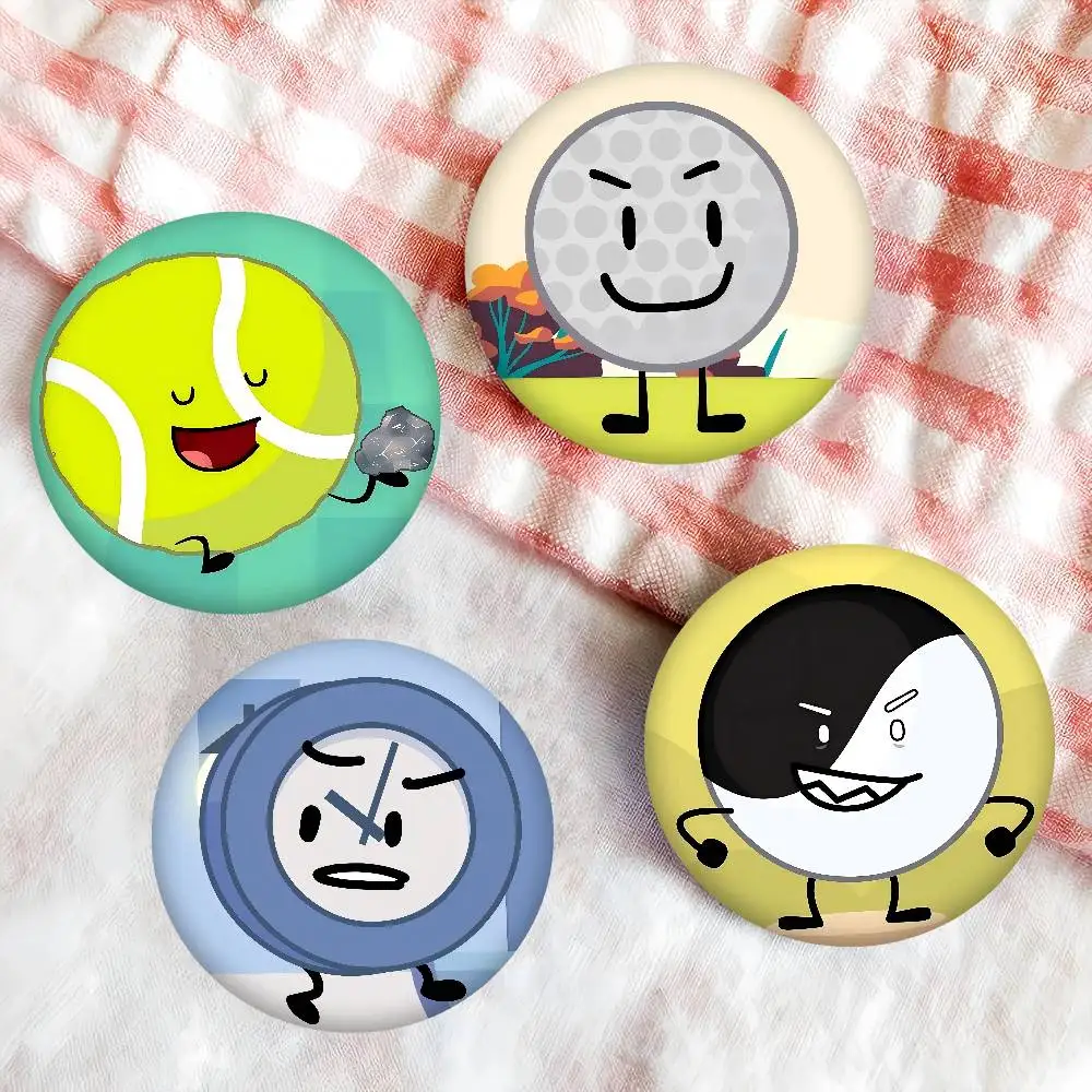 Broches nuevos de B-BFDI de dibujos animados, Pin de botón suave, divertido tío Gnarpy en un monopatín, insignia de Meme, regalos de colección para jugadores