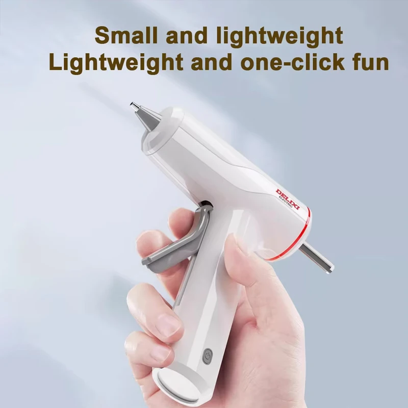 Hot Glue Gun USB Rechargeable Lithium Battery Hot Melt Glue Gun With Glue Sticks Mini Safe Hot Glue Gun for Kids Crafts Home DIY