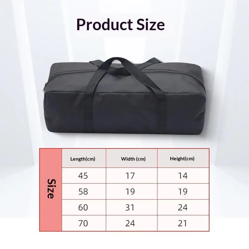 Heavy Duty Oxford Fabric Tent Storage Bag Waterproof Scratch Resistant Durable For Outdoor Camping Hiking Travel