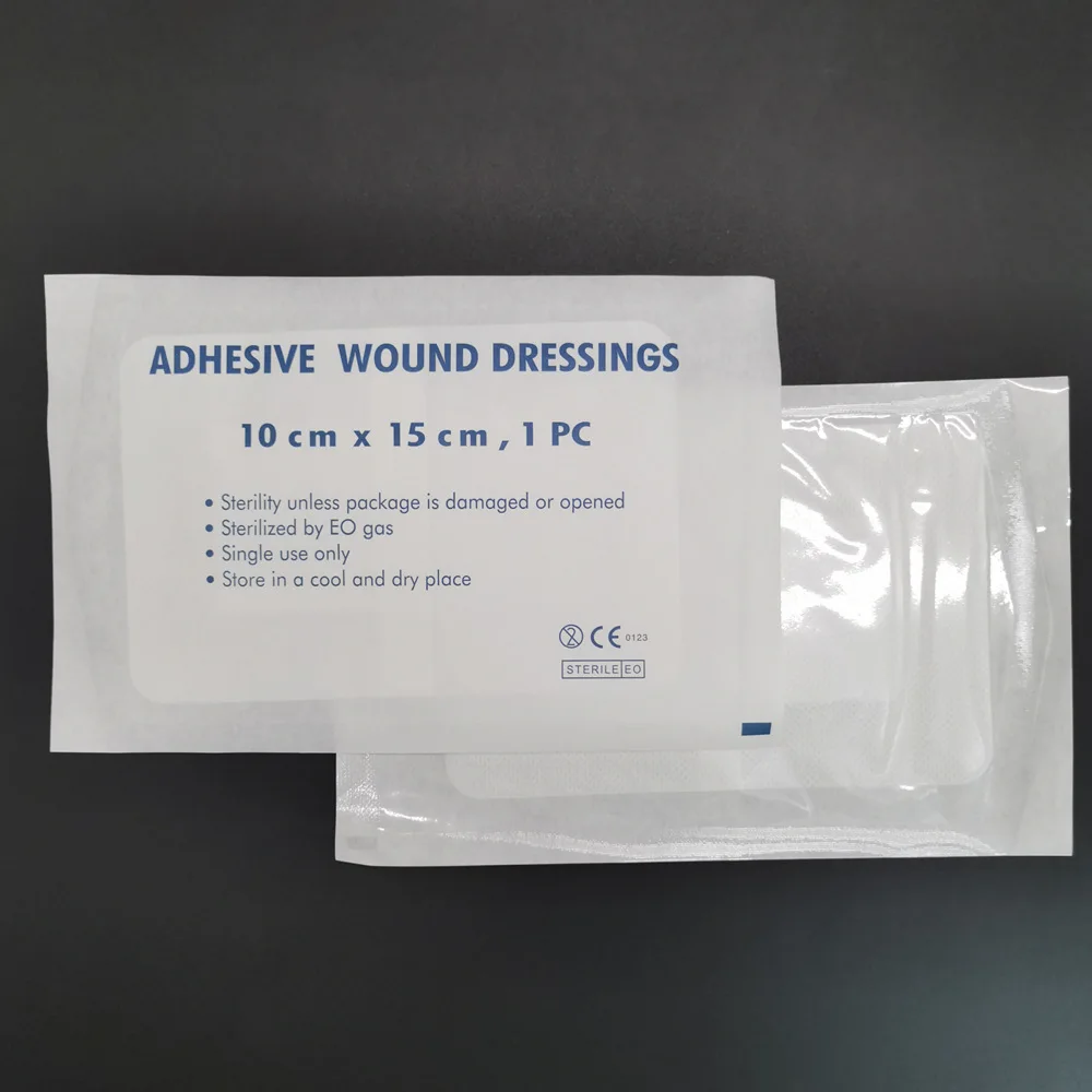 10 stücke Nicht-woven Medical Adhesive Hämostase Gips Wunden Dressing Pflaster Bandage Sterilisation Wunde Erste Hilfe Werkzeug – Detail 8