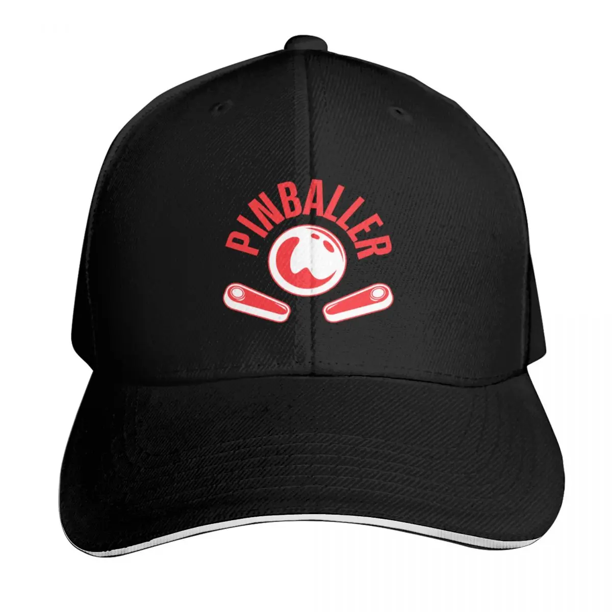 Pinballer Cool Pinball Arcade Machine Player Gift Baseball Cap Men Women Casual Summer Sport Sun Cap