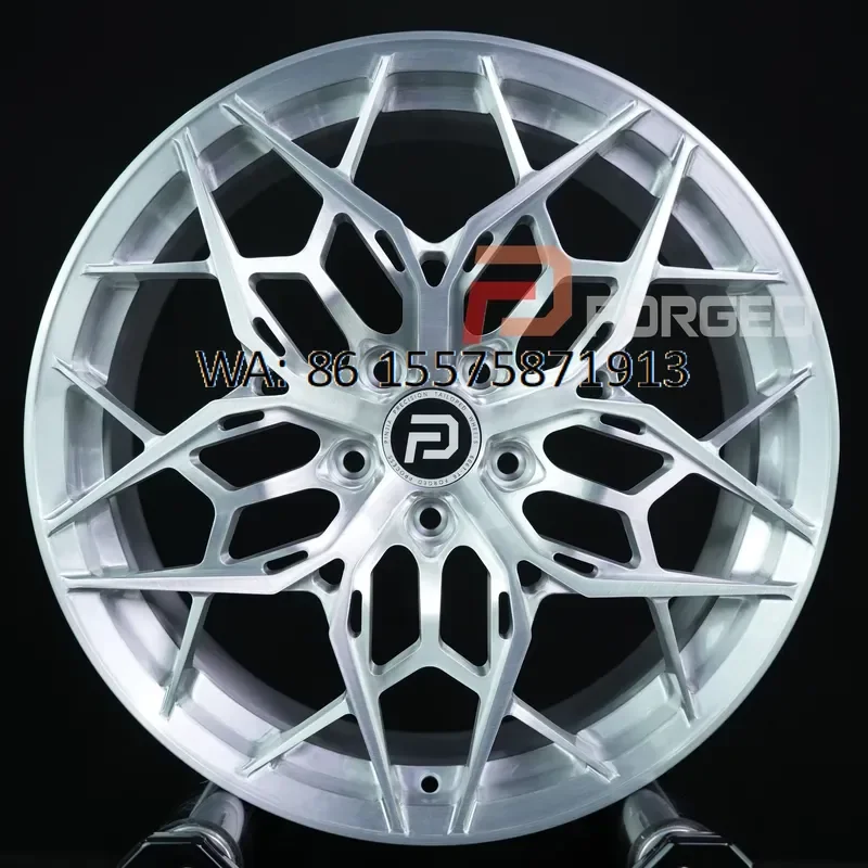 PJ Customized Classic Multiple Spoke Design Full Size 17 18 19 20 22 Inch Rims Pcd 5x112 T6061 Forged Alloy Wheels