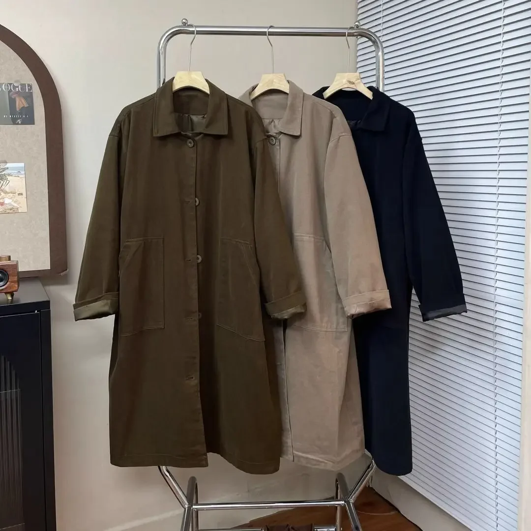 

Новинка весны и осени 202, женская ветровка, пальто, свободная повседневная рабочая одежда, ветровка