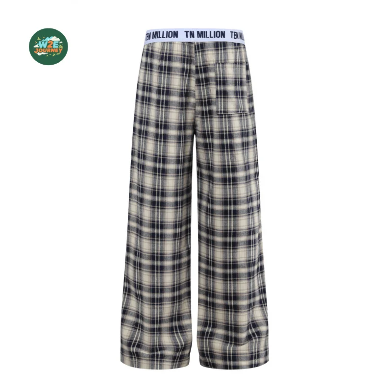 W2EJOURNEY EU US Size Luxury Quality Men Casual Pants Y2K Letter Waist Street Summer Oversize Casual Pants
