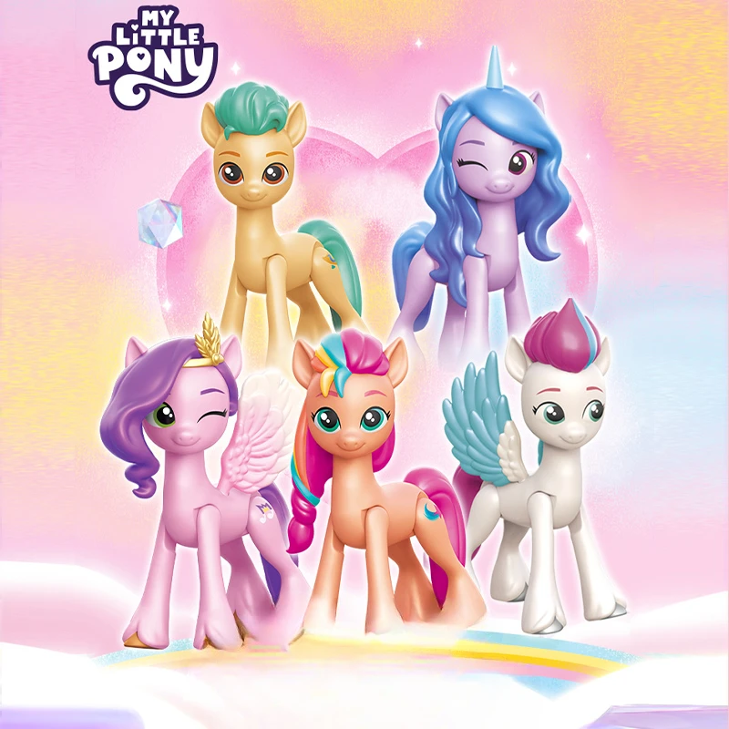 Hasbro My Little Pony Pipp Zipp Sunny Starscout Good Friends Large Set Action Figure Girl Toy Animation Same Style Birthday Gift