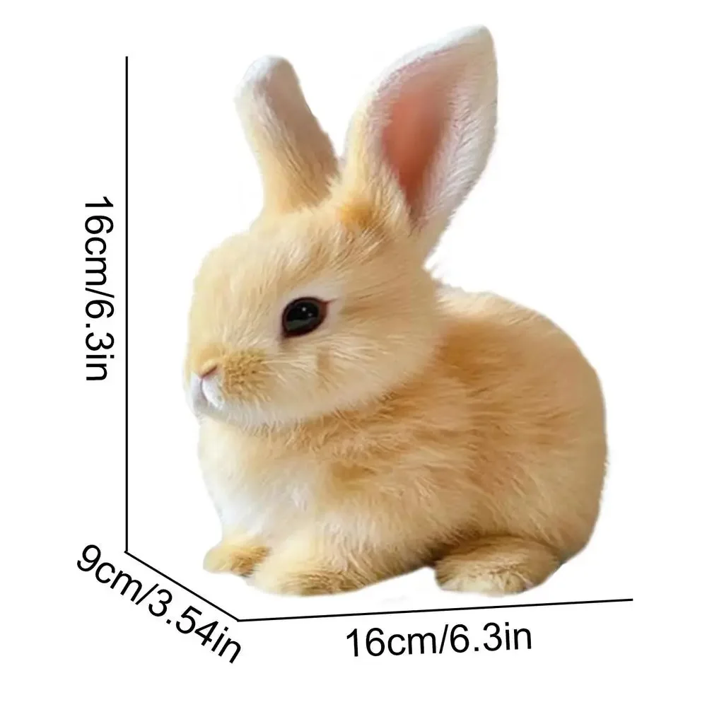 لعبة شخصية تفاعلية على شكل أرنب تفاعلي واقعي على شكل أرنب لطيف للحيوانات الأليفة الإلكترونية أرنب واقعي للقفز والخزف 2025