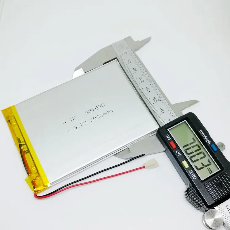 Новый 357095   Литий-полимерный аккумулятор большой емкости Chi T7 общего назначения 3,7 В, 3000 мАч, хороший