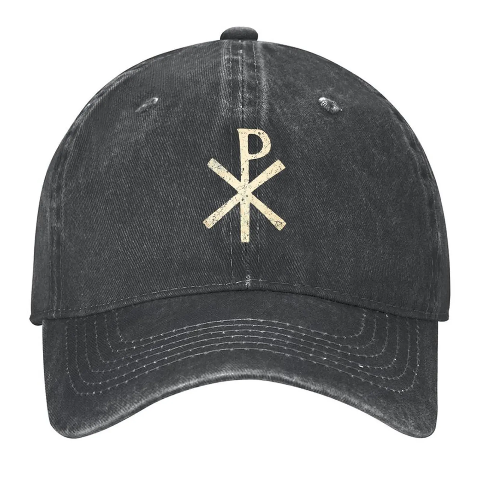 

2026 Byzantine Empire Chi Rho Baseball Cap Men's Big Size Hat Derby Hat Uv Protection Solar Hat Birthday Male Women's