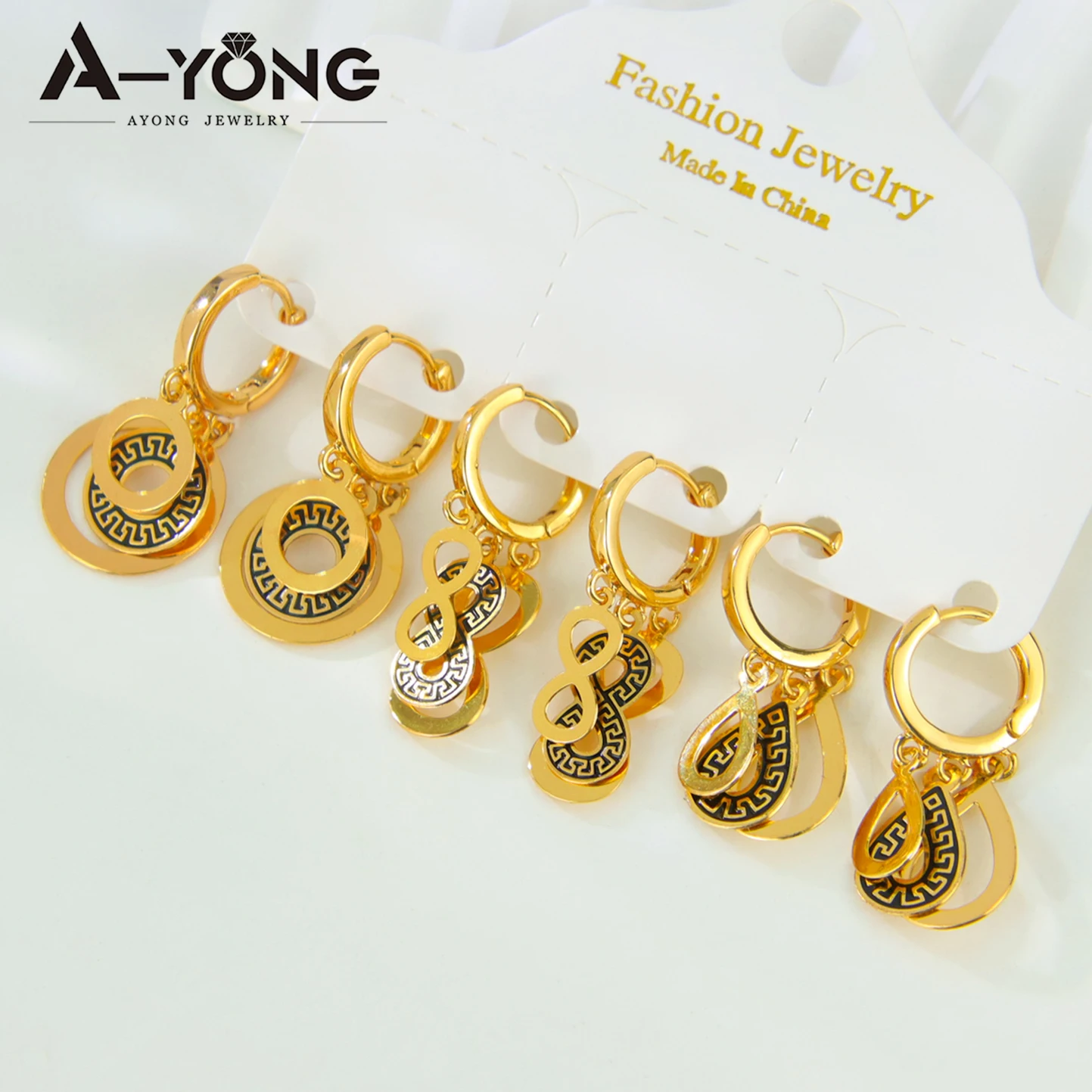 Arab Fashion Coins Dangle Earrings 21k Gold Plated Muslim Women Drop Earring Dubai Bridal Wedding Party Jewelry Gifts