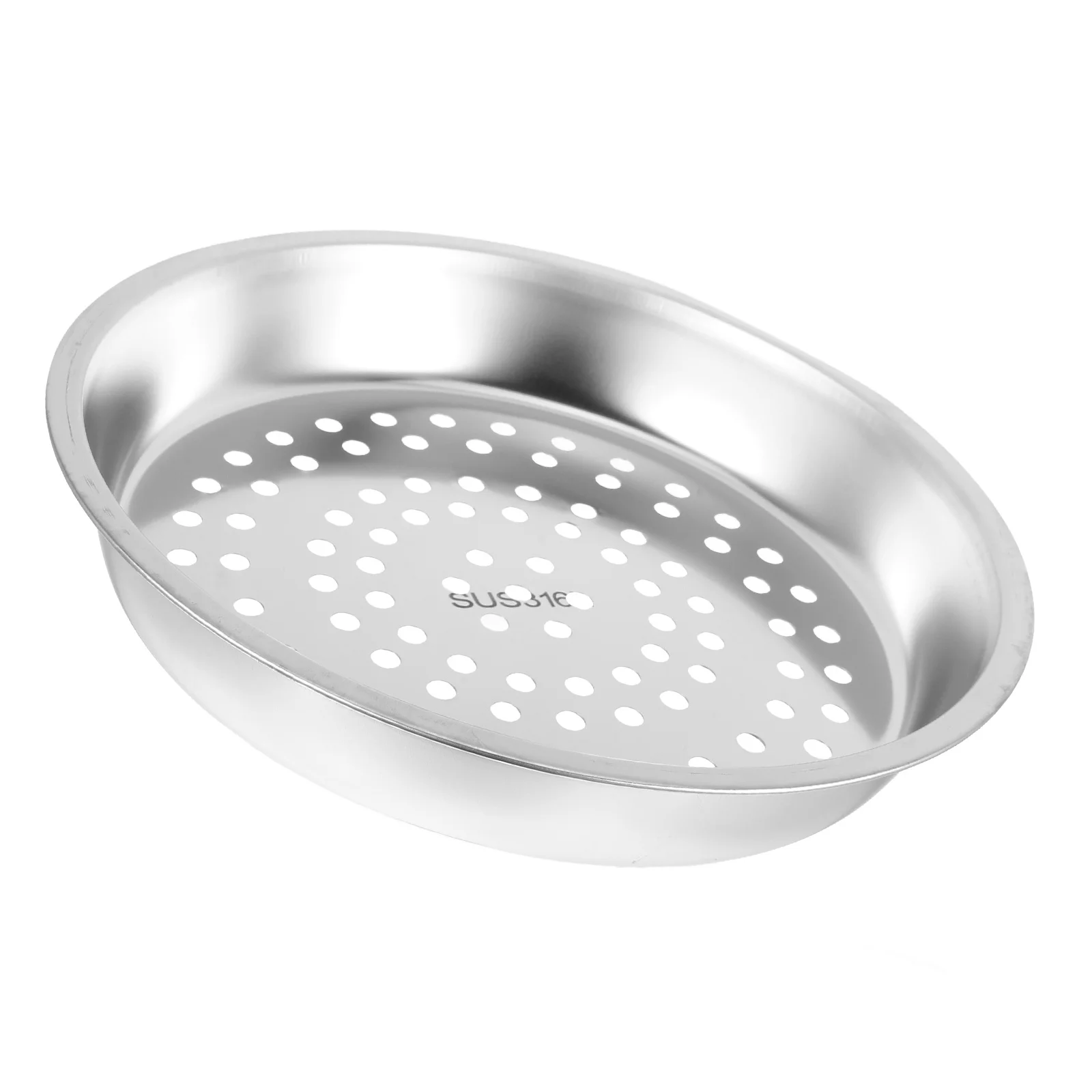 

Steamer Wok Basket for Pot Plate Dim Sum Steamed Stuffed Bun Stainless Steel Tray Dumpling Crab Leg