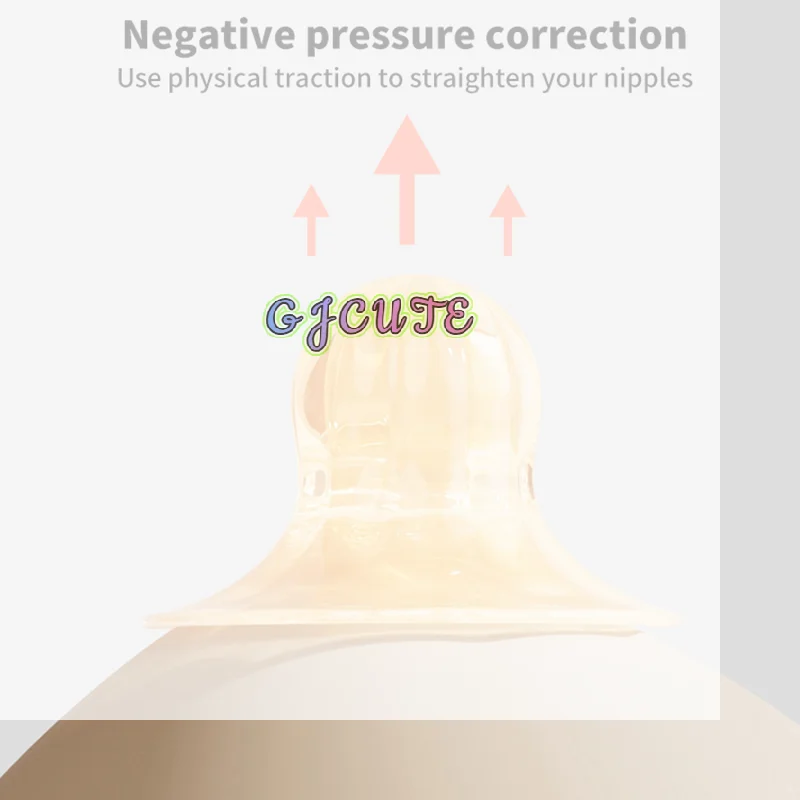 Nipple Corrector Silicone Nipple Suckers Used For Shy, Flat Or Inverted Nipples To Help Continue Breastfe With Stronger Suction