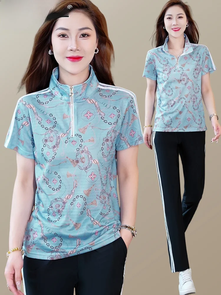 

TUCANO Ice Silk Sports Leisure Set Women's 2026 New Summer Running Suit ort Sve Long Pants Two Piece Set Qui Dry