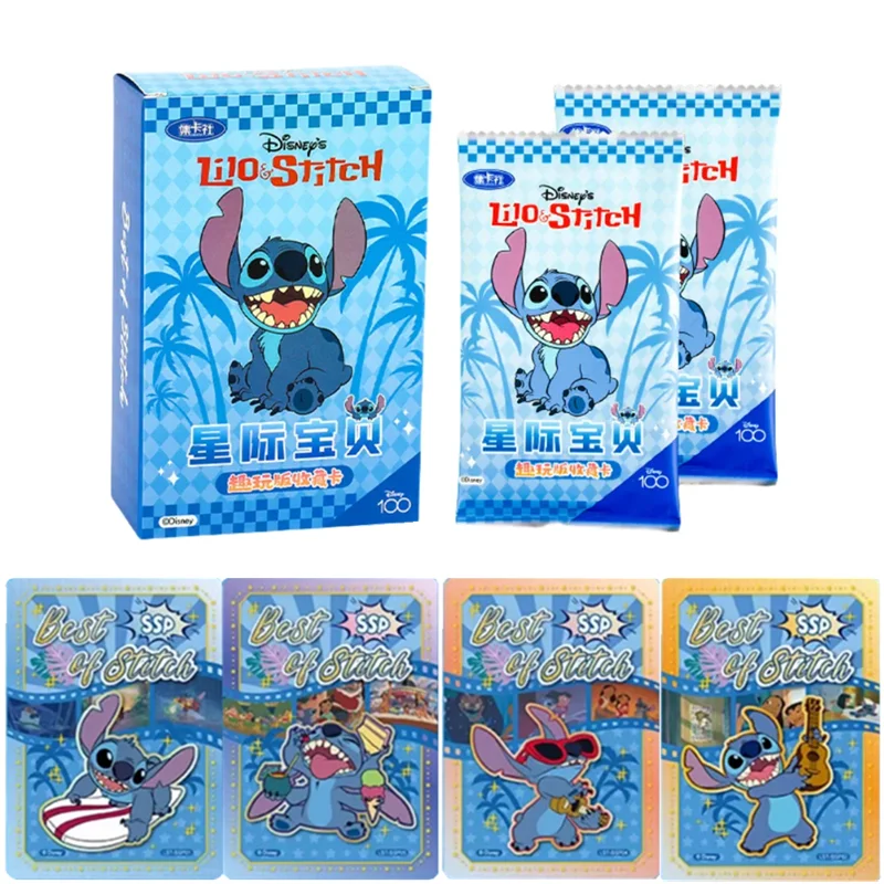 

Disney Genuine Lilo Stitch Commemorative Collector Card Anime Series Around Rare Game Hobby Collector Card Children's Toys Gifts