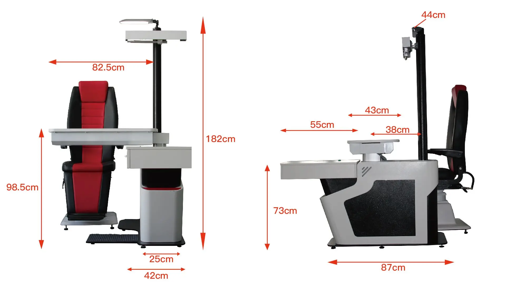 Full automastic Examination Ophthalmic Unit Optometry Equipment Table And Chair Free Shipping CT-1000 Ophthalmologic