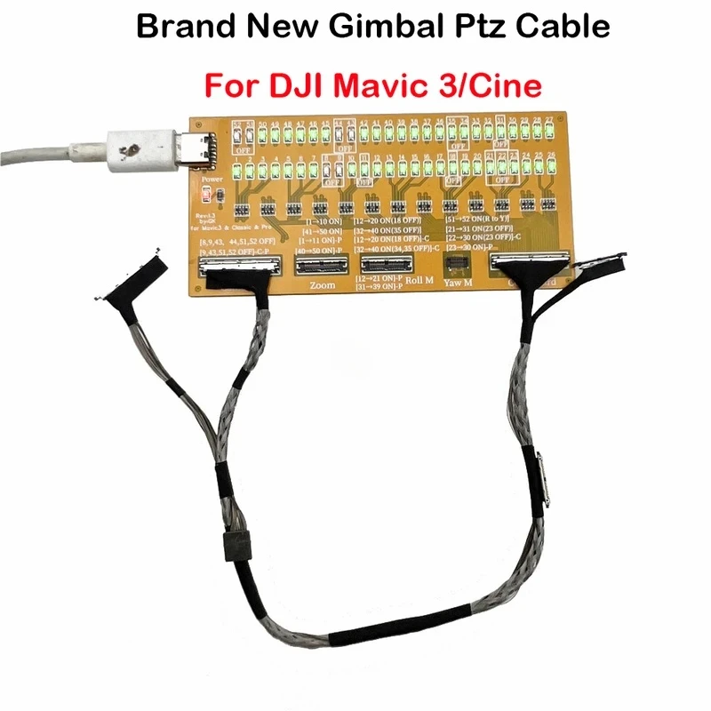 

Gimbal Ptz Cable For DJI Mavic 3/Cine Camera Signal Transmission Line Flex Wire With Test Tool Spare Parts