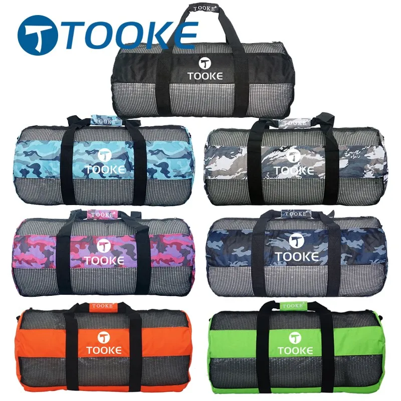 Heavy Duty Large Scuba Diving Mesh Gear Bag Equipement Carry Bag for Diving Mask Snorkel Fins Scuba Surfing Gear Pouch Case
