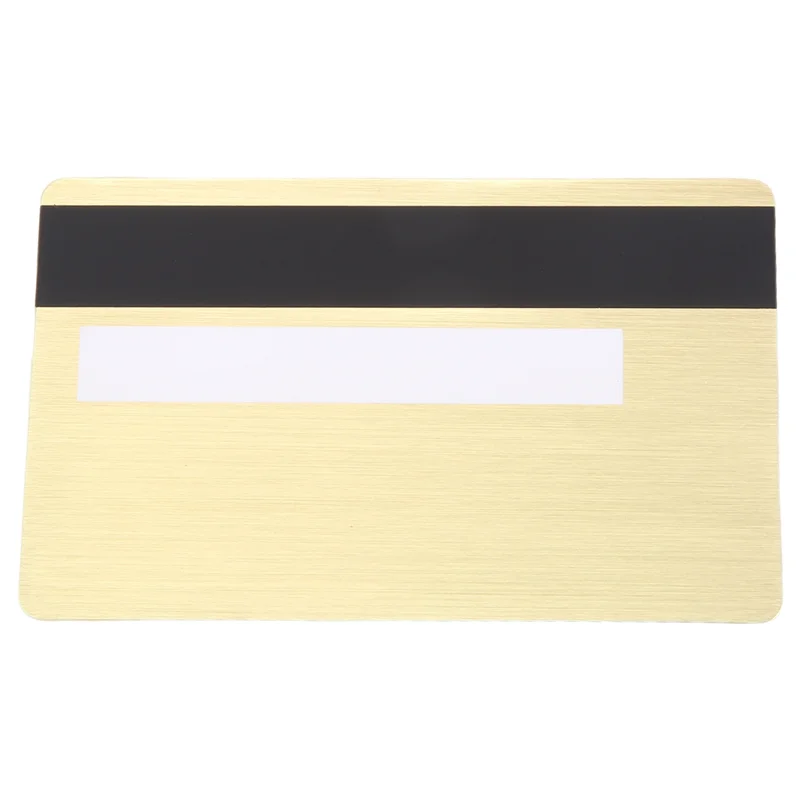0.8Mm Printable Metal HICO Magnetic Strip Blank Business Membership Gift Card