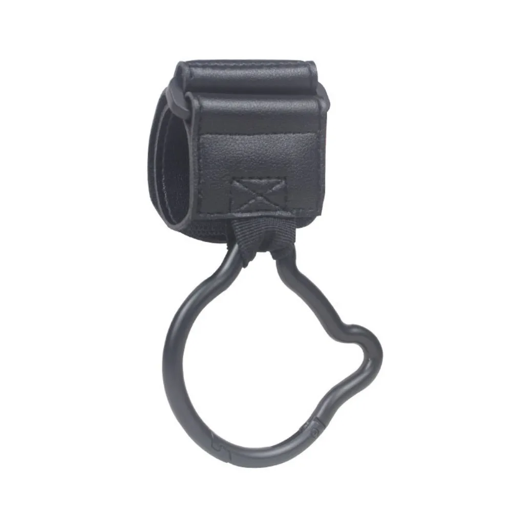 

Cute Cartoon Bear Baby Stroller Hooks Solid Color Cart Organizer Hanging Hook Stroller Accessories PU Stroller Accessories Cart