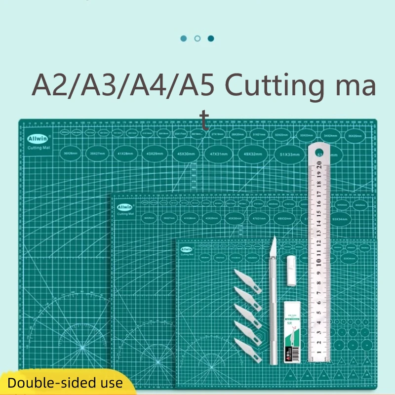 Almofada de corte multifuncional para fabricação de modelos, esteira dupla face, ferramenta de construção de modelos, artesanato artesanal, A3, A4, A5, 1pc