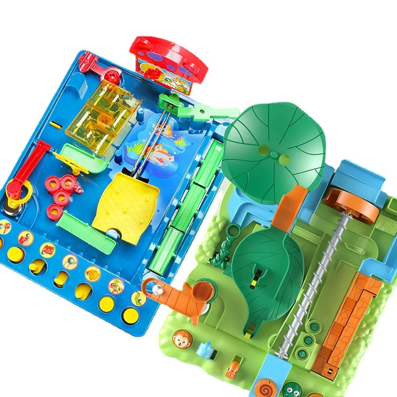 Jouets d\'entraînement à la pensée pour enfants, Jungle Beibei, jeu d\'aventure d\'entrée, piste de balle, jeu de bureau