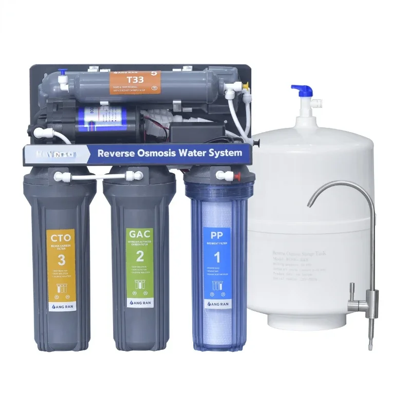 

APEC 5 stages gray color home RO purifier water filter system