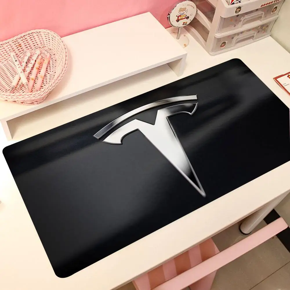 Luxe Y-Tesla Auto Muismat Muismat Gaming Muismat Snelheid Bureau Mat Laptop Gaming Matten Voor Kantoor Tapijt Bureau Accessoires