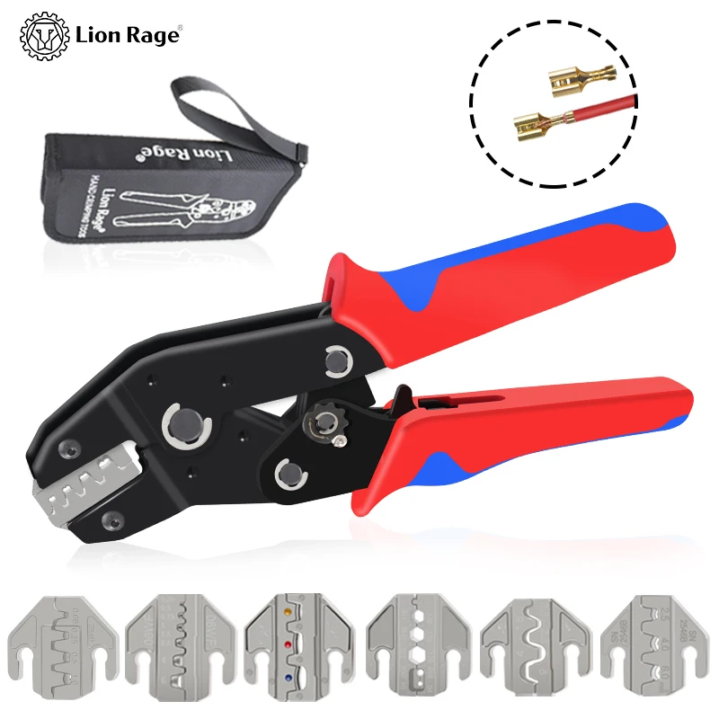 Ratchet crimping pliers SN-58B 0.25-1.5mm ²/ 23-16WG Automotive Repair Kit Non Insulated Open Sleeve/DuPont Terminal Pliers