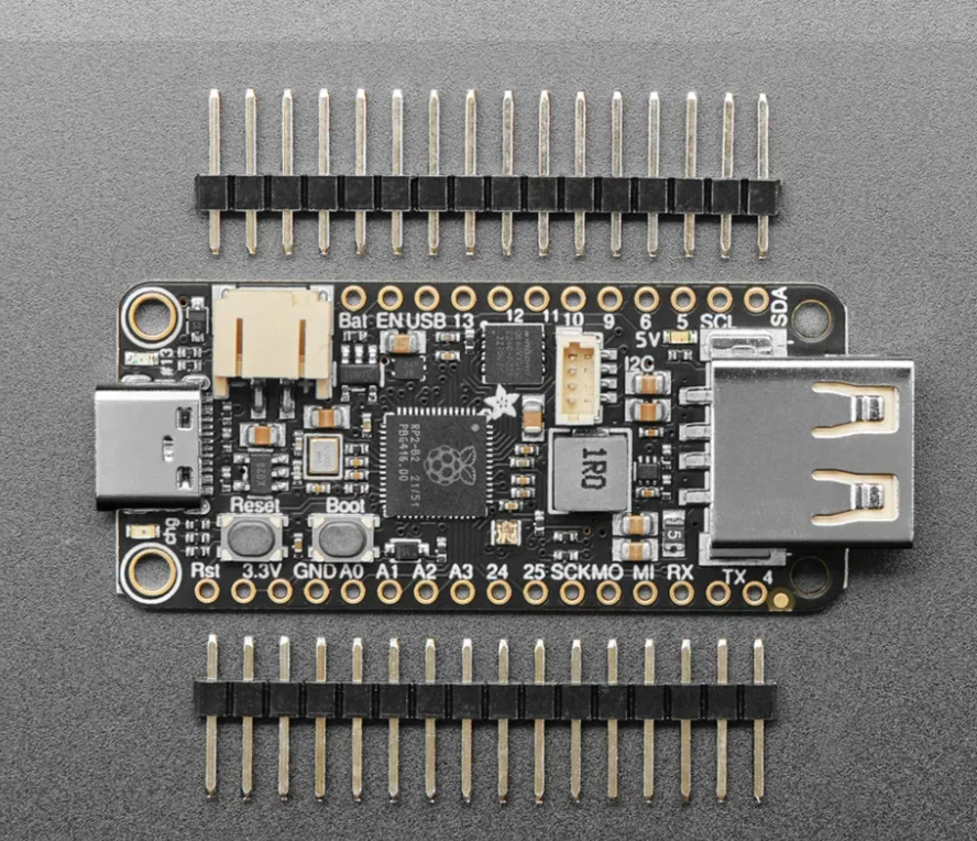 5723-feather-rp2040-usb-type-a-ホストボード。arduino-ideに対応し、diyプロジェクトに最適。mini-usb-5v-1a。
