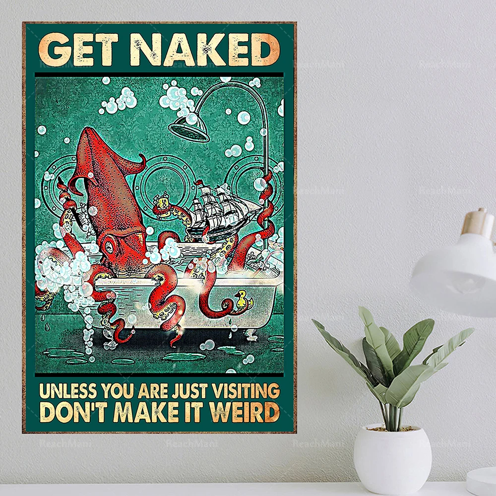 Póster con la frase 'Despúas, - Home Bathroom Painting Ideas reseña y precio