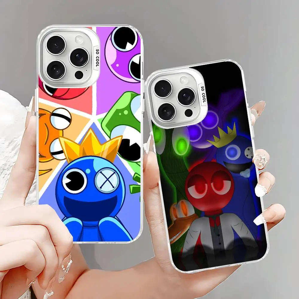 

Rainbow Friends Toy Phone Case For IPhone 17 16 Plus Pro Max 15 14 13 12 11 Matte Colorful Covers