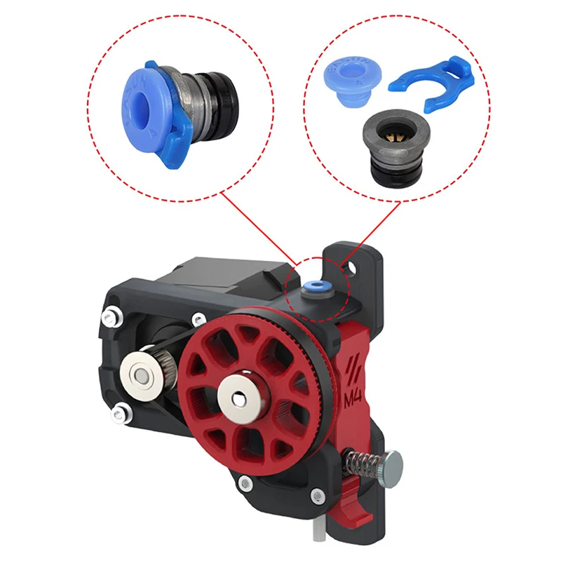 1/5Pcs ECAS04 Bowden Fitting ERCF V2.0 Voron M4 3D Drucker Teile Zubehör Extruder Embedded Collet Clips