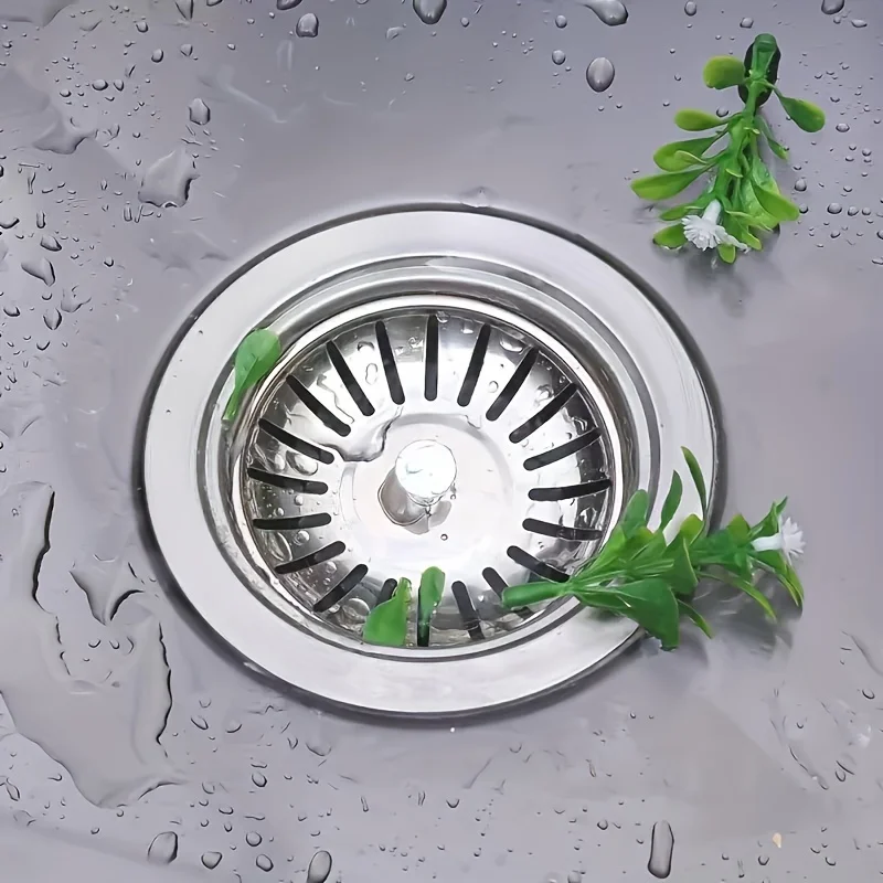 

1 фильтр для кухонной мойки, старомодный фильтр, герметичная крышка для слива остатков пищи, фильтр для канализации, аксессуары для мойки.