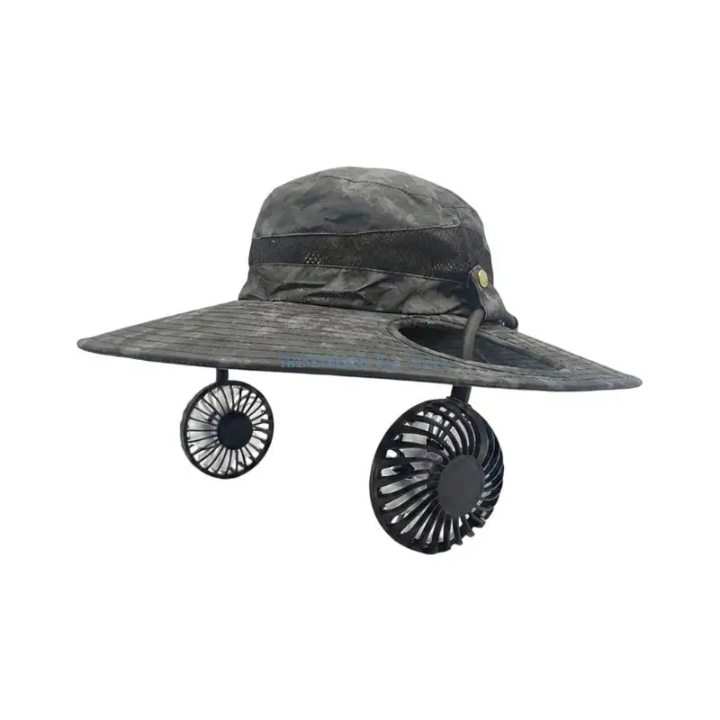 340D 2 in 1 Daily Wearable Cooling Cap For Construction Workers And Street Vendors