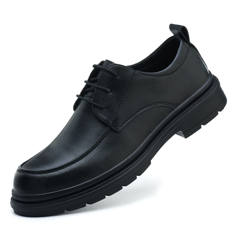 New 2025 Chef's Shoes Anti-slip Wear-resistant Comfortable Breathable Waterproof Formal Shoes In The Kitchen Leather Dress Shoes