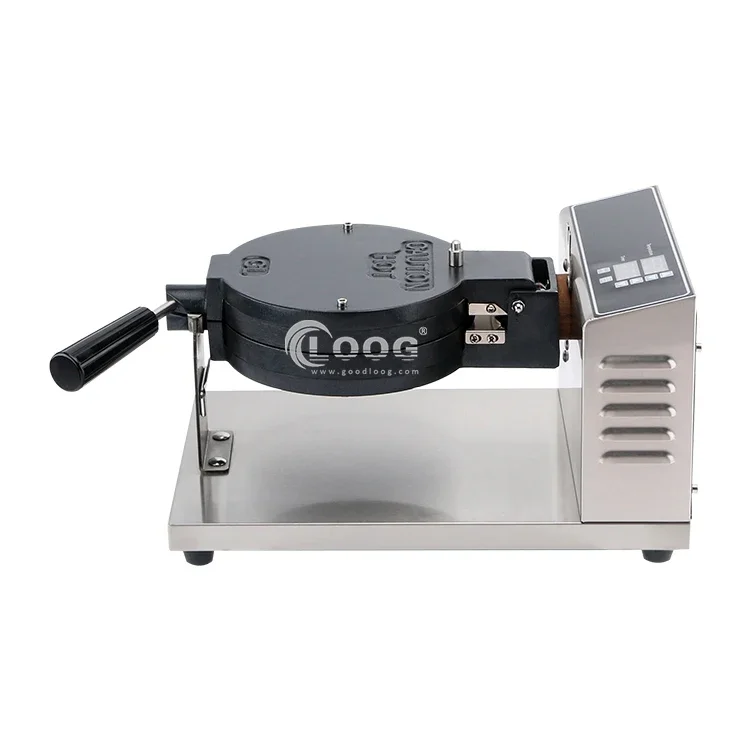 Commercial Mini Belgian Waffle Maker with Removable Plates, 110V & 220V Kitchen Waffle Making Appliance