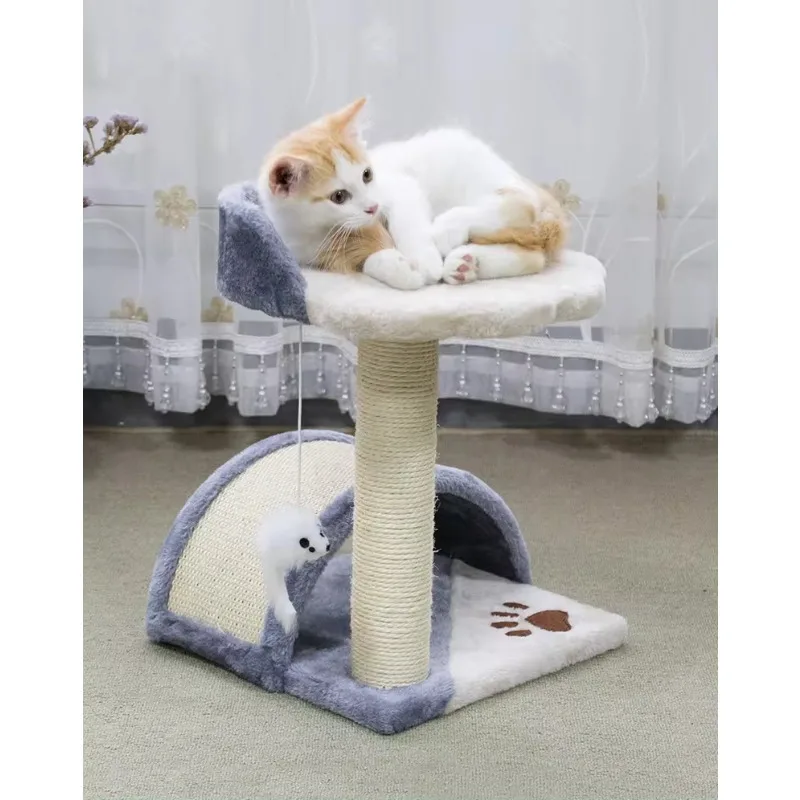 short plush soft bite resistance sisal cat small scratcther