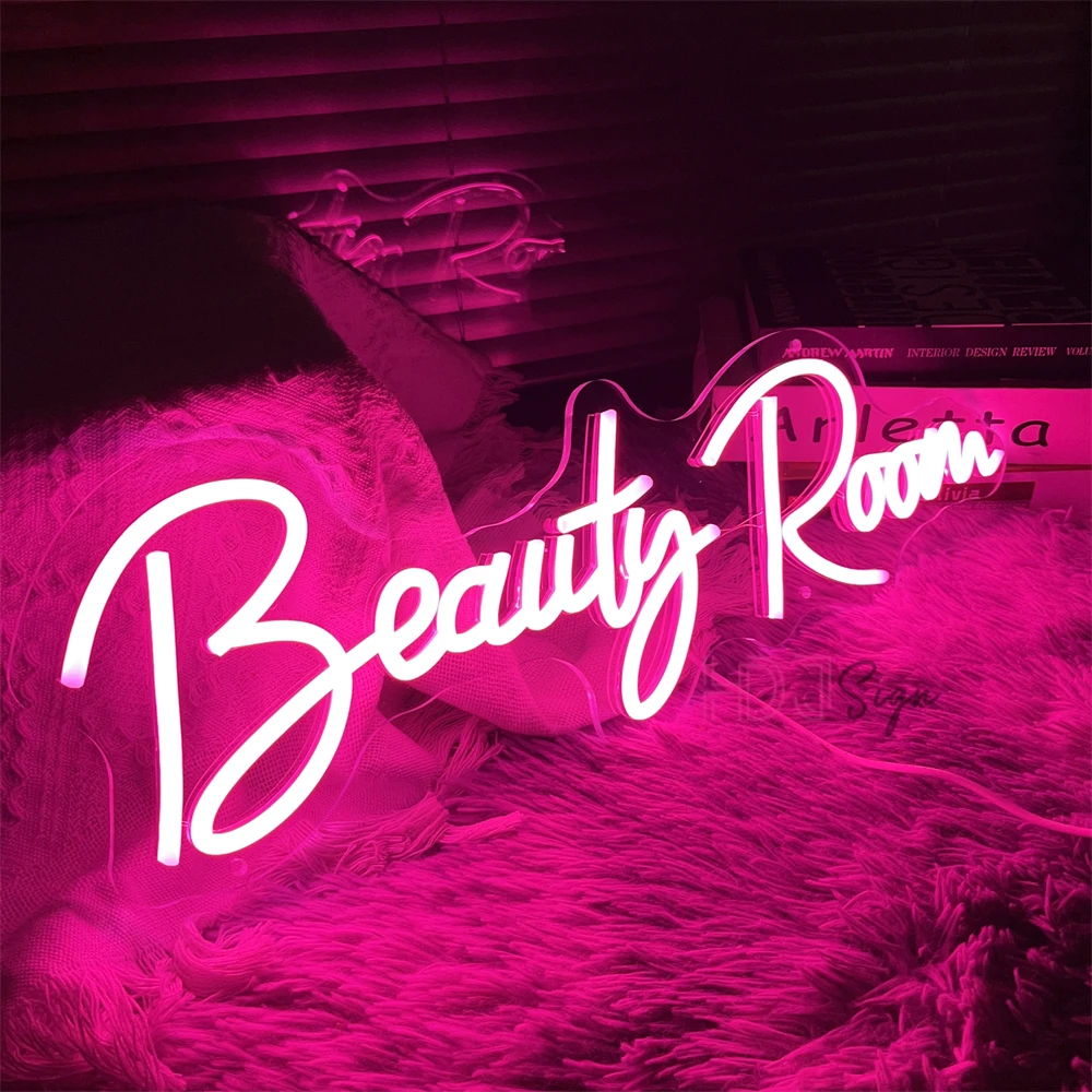 Neon LED Signs Beauty Room Decor Wall Neon Signs LED Lights Lashes Tattoo Nails Beauty Salon Neon Lights USB Neon Signs 11 Color