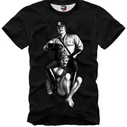 T Shirt Master And Servant Gay Cop Toy Boy Tom Of Finland Male Boyfriend 5500