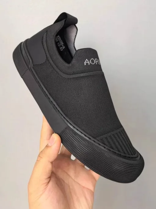 

Новые мужские удобные повседневные кроссовки из трикотажа: модные, универсальные, легкие, роскошные, элегантные, на плоской подошве, с круглым носком, на резиновой подошве