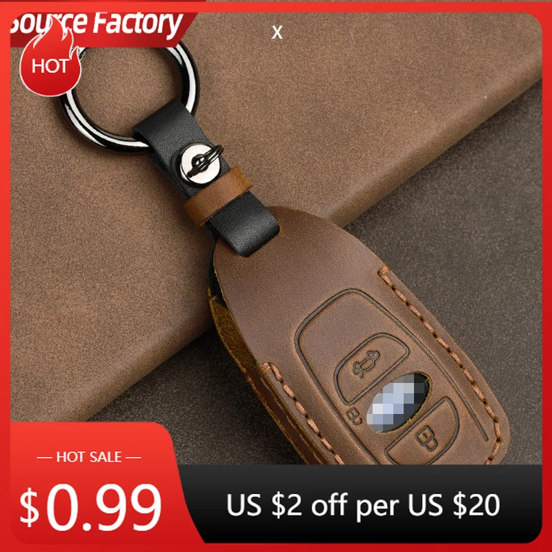 

Автомобильные наклейки из натуральной кожи, защитный чехол для Subaru Legacy XV Forester Outback BRZ SIT, чехол для ключей, брелок