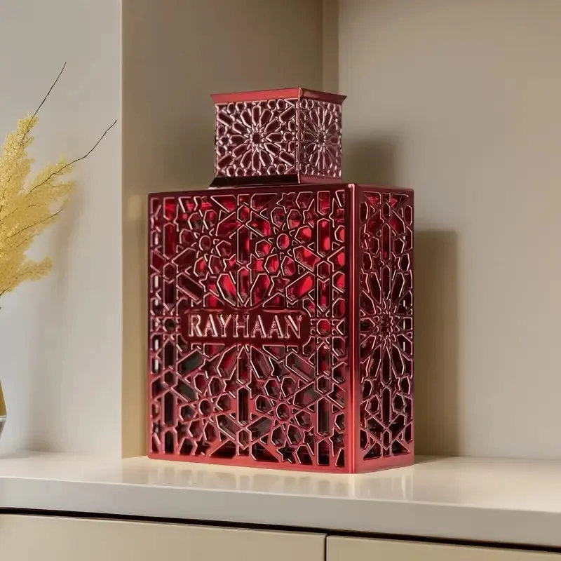 Semprotan parfum Lehaan Klimson, parfum pria dan wanita, 3.4oz/100ml, tampilan kotak merah, hadiah liburan