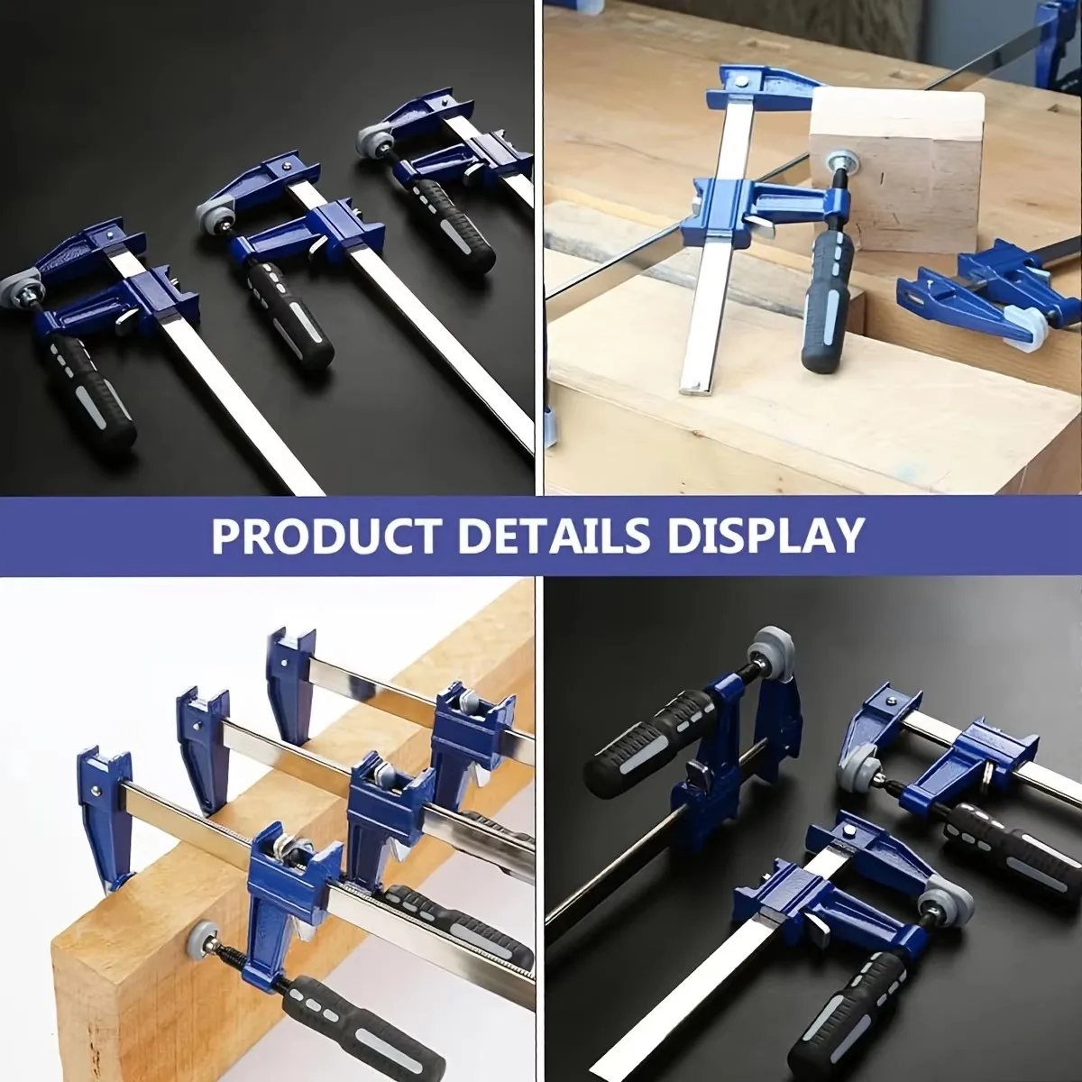 木工用ヘビーデューティーバークランプ、木工用調整可能バークランプ、クイッククランプ、Fクランプ、木工用ホームDIYハンドツール