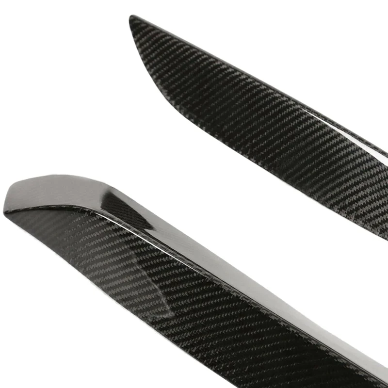 FBIL-السيارة المصد الأمامي الجانب الفاصل Canards الشفاه المفسد لسيارات BMW F80 M3 F82 F83 2015-2018 أجزاء ألياف الكربون الحقيقية