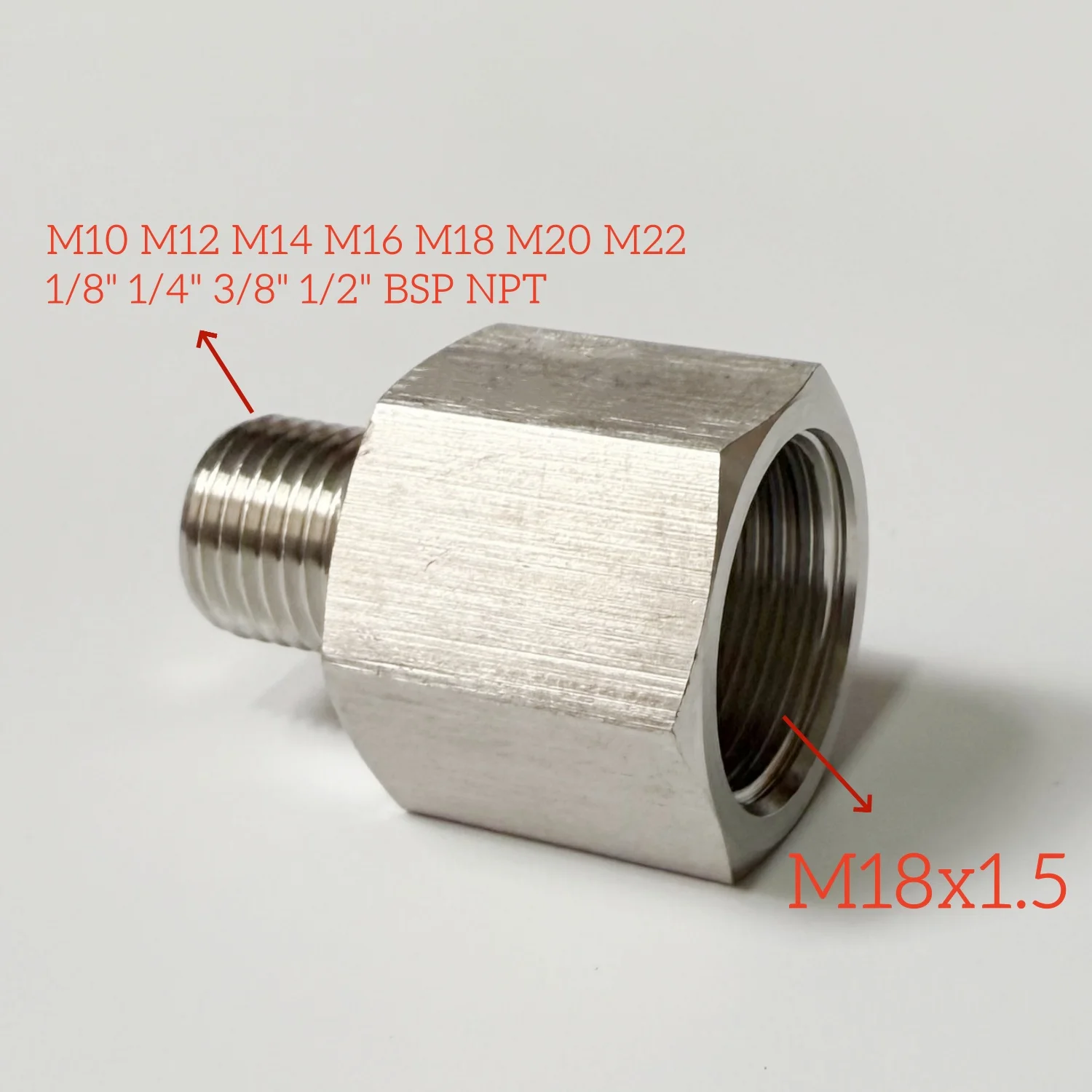 M18X1.5 Female To M…