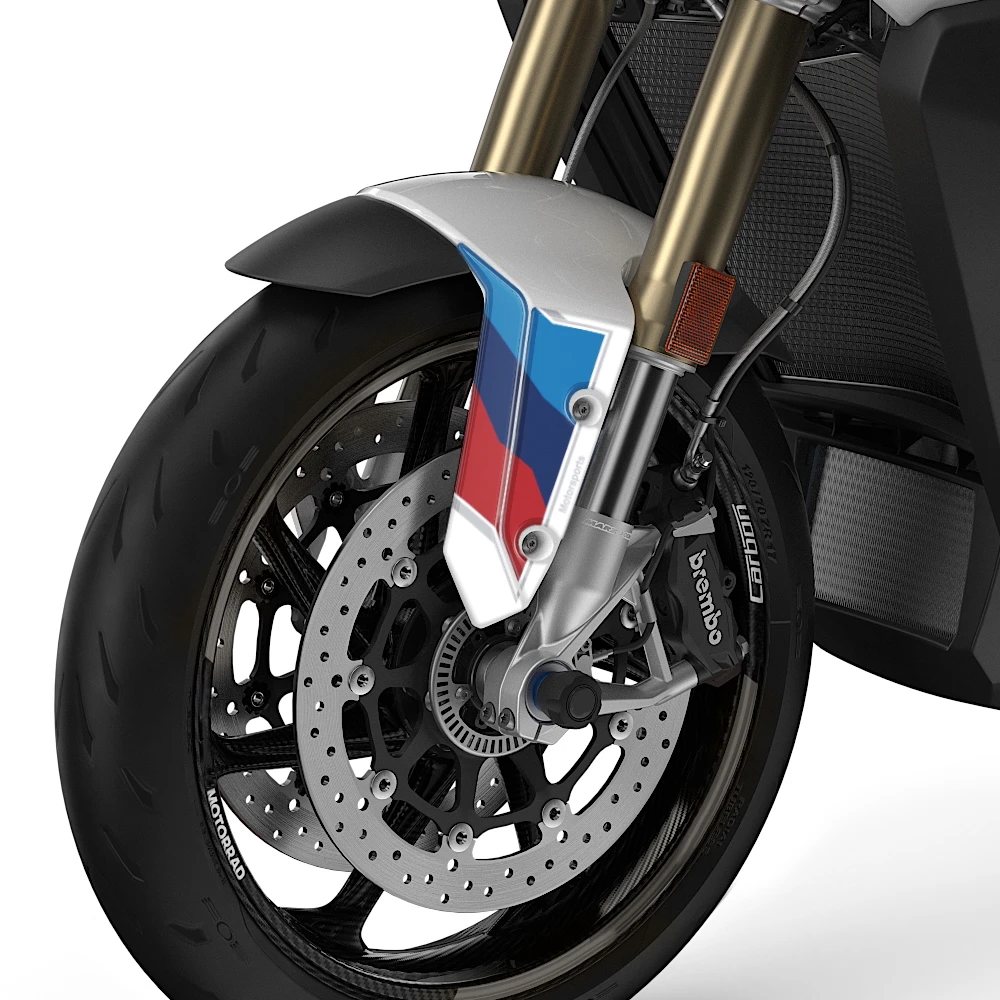 ل BMW S1000XR S 1000 XR 2020 2022 2023 2024 2025 دراجة نارية ثلاثية الأبعاد جل الجبهة الحاجز حامي ملصق قطعة من نسيج الطلاء حماية #3