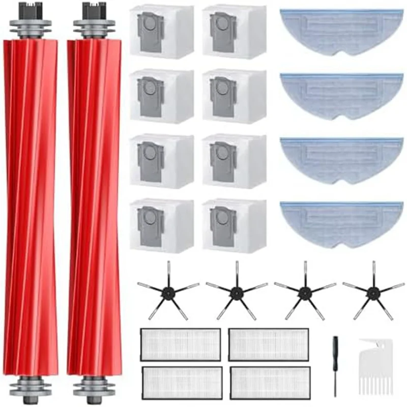 

Набор запасных частей ABKR для Roborock S7/S7 +/S7 Plus S7 Maxv S7 Pro S7 Maxv Ultra, аксессуары для пылесоса