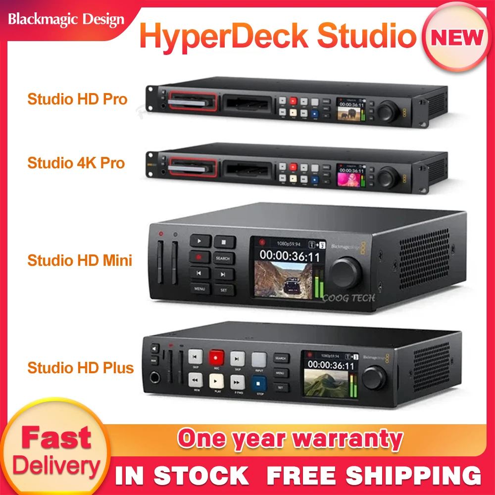Blackmagic Design HyperDeck Studio HD Mini: Profesyonel Video Kayıt ve Yönetimi İçin İdeal Çözüm