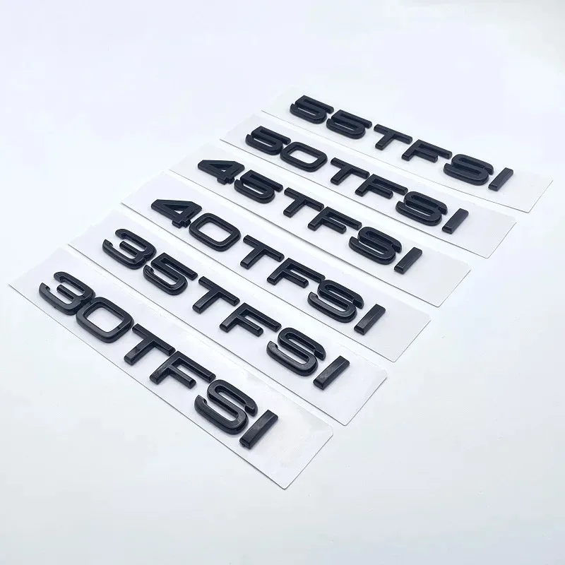 

ABS 3D Glossy Black Car Trunk Sticker 2.0 2.5 3.0 4.0 5.0TDI 30 35 40 45 50 55 TDI For Audi A1 A3 A4 A5 A6 A7 A8 Q2 Q3 Q5 Q7 TT