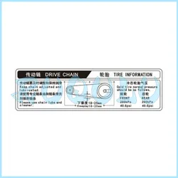 Zt350-gk Chain Adjustment Decal 1210343-056000 For Zontes