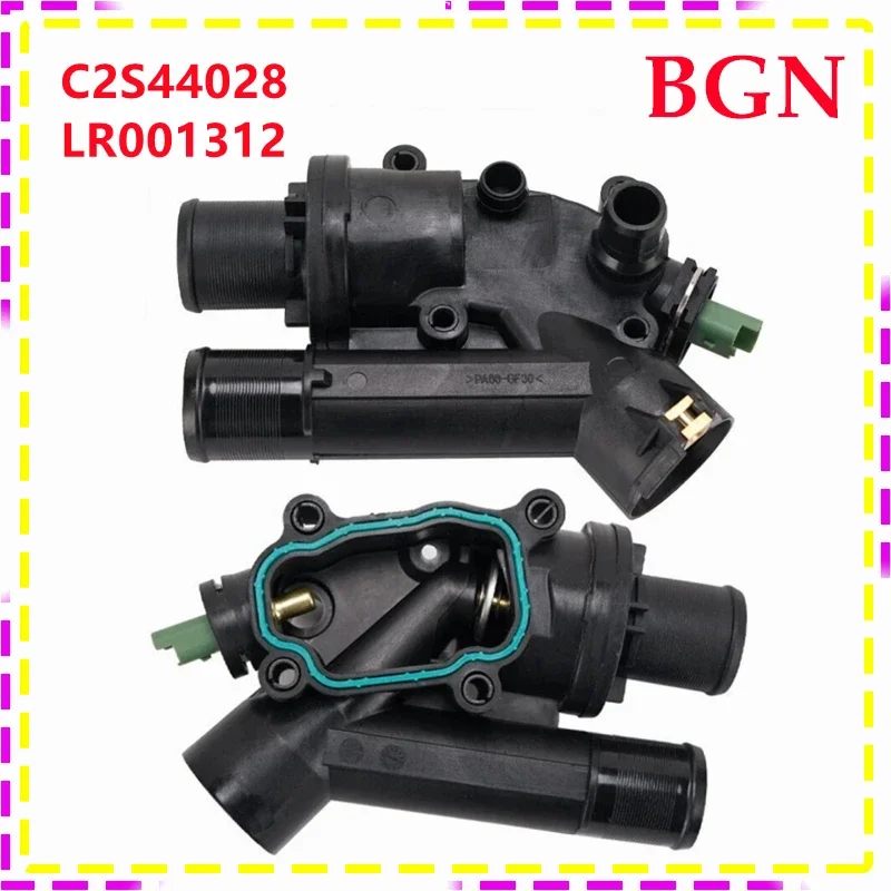 LR001312 Engine Coolant Thermostat For LAND ROVER Freelander 2 Evoque Discovery Sport Jaguar 2.2 Diesel C2S44028